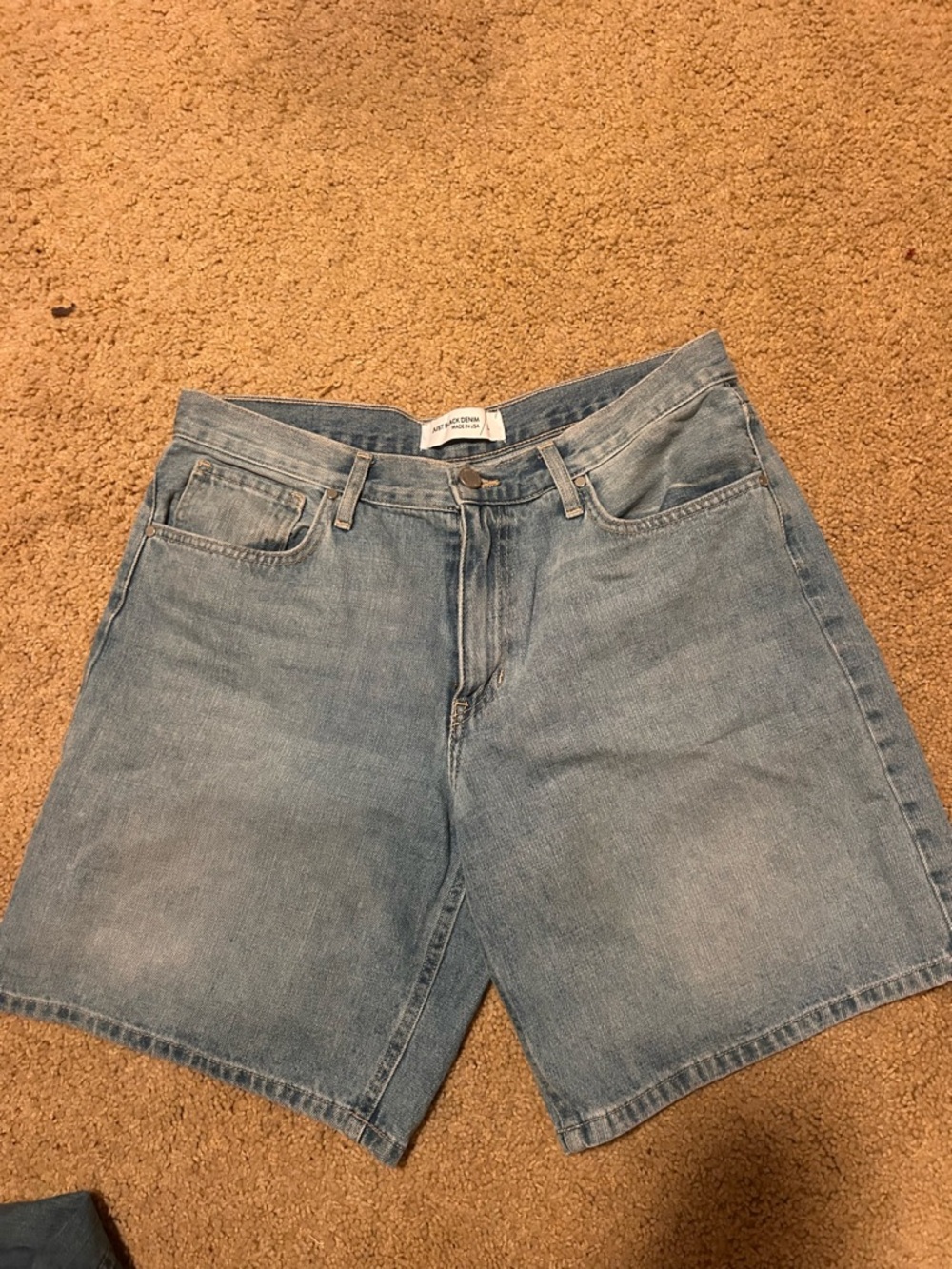 Just Black Light Blue Denim Jean Shorts